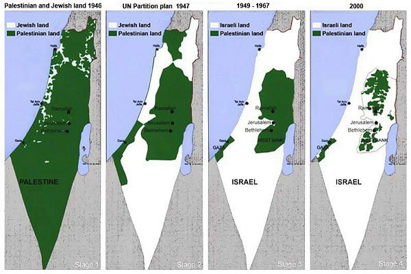 Palästina wird von der Landkarte getilgt!